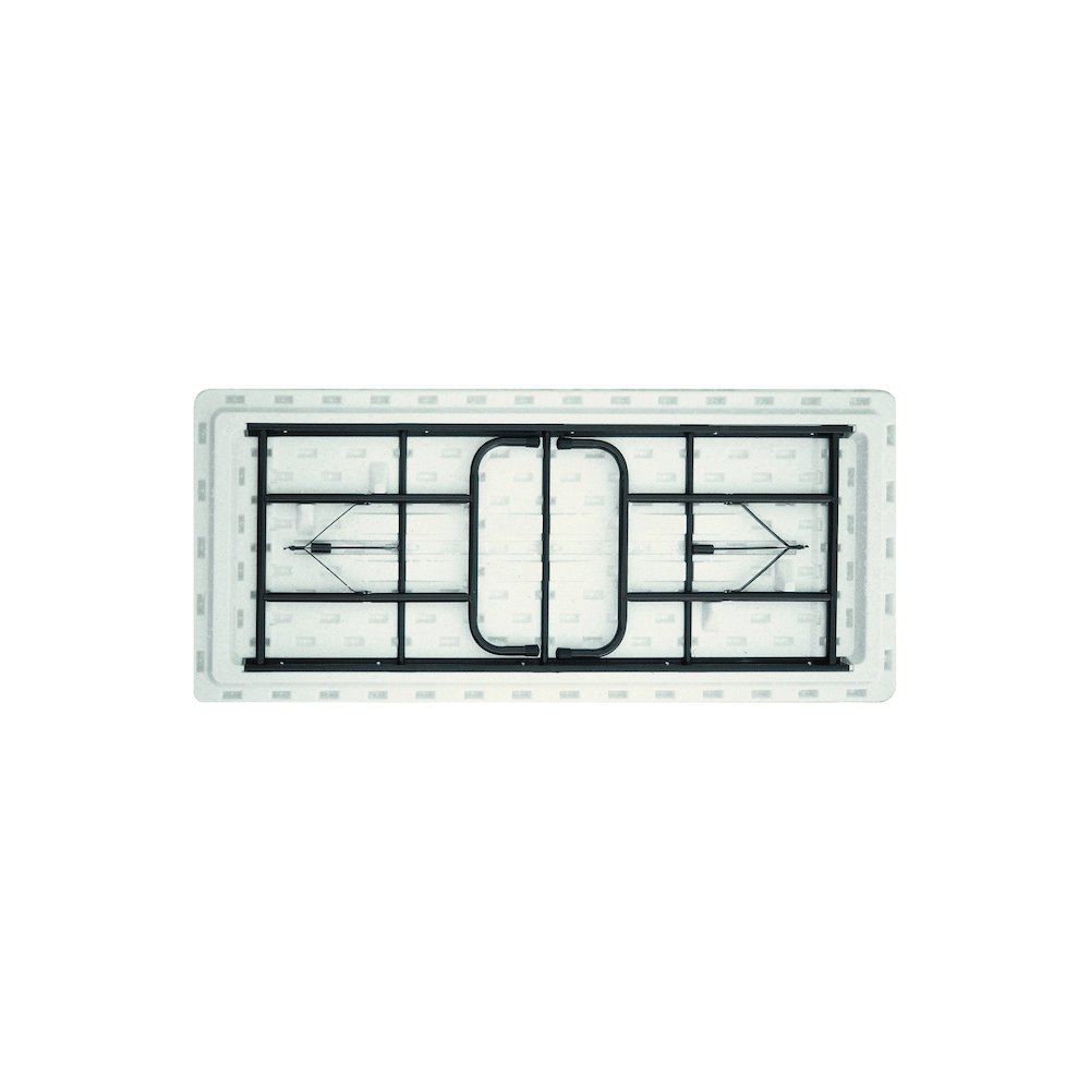 Correctional Tamper-Resistant Blow-Molded Plastic Folding Table 30x60
