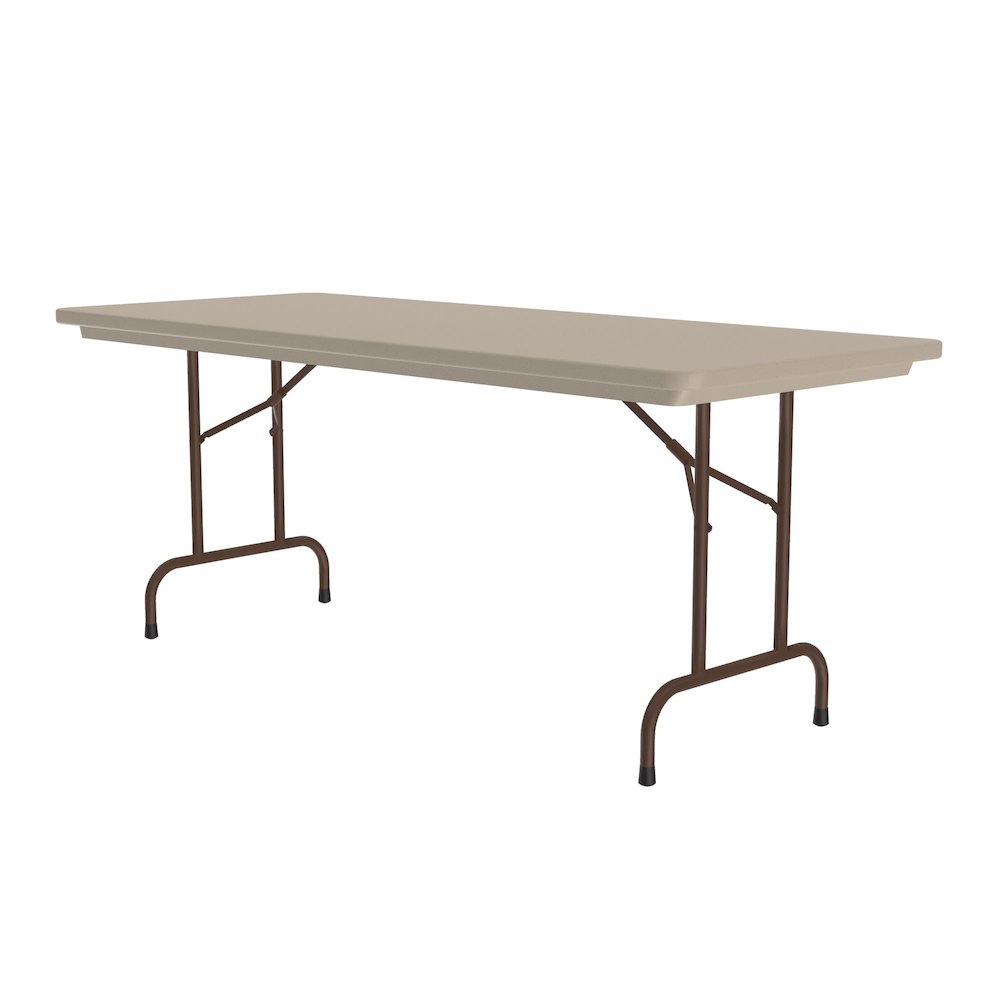 Correctional Tamper-Resistant Blow-Molded Plastic Folding Table 30x72