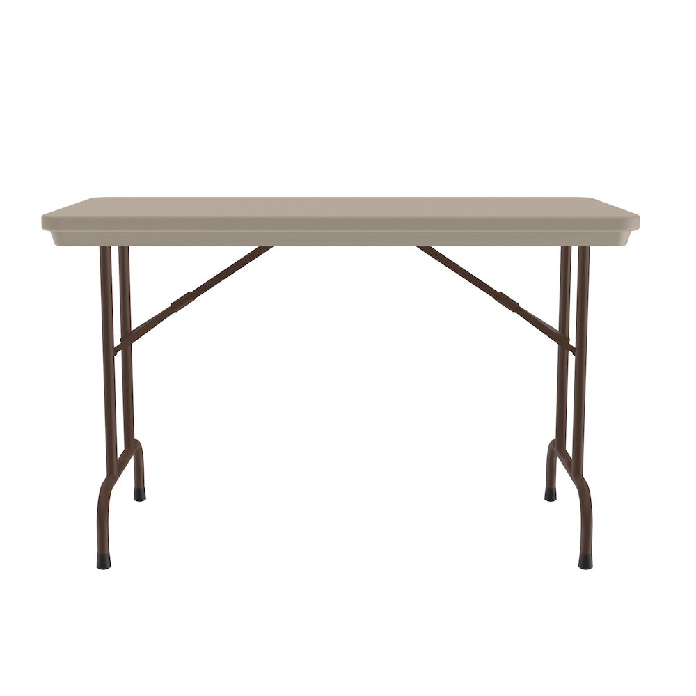 Commercial Blow-Molded Plastic Folding Table 24x48"