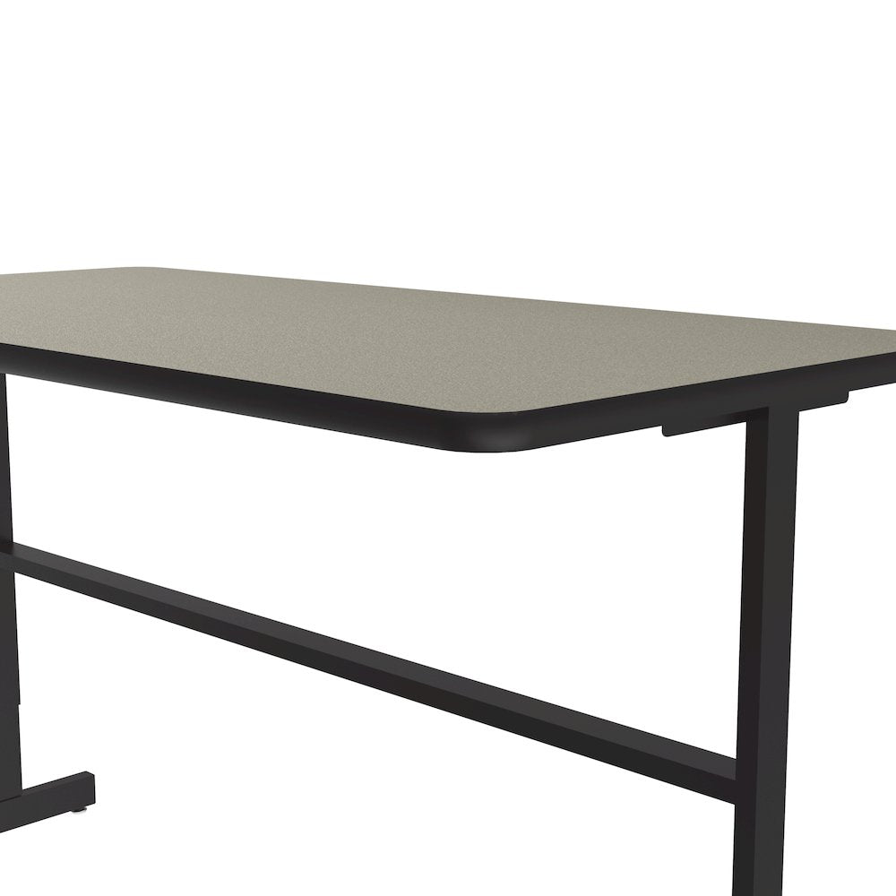 High-Pressure Laminate Top Adjustable Standing  Height Work Station 30x60