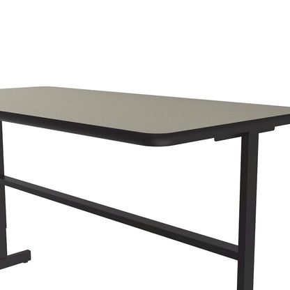 High-Pressure Laminate Top Adjustable Standing  Height Work Station 30x60