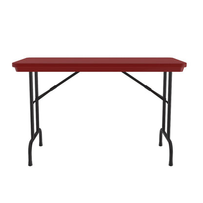 Commercial Blow-Molded Plastic Folding Table 24x48"