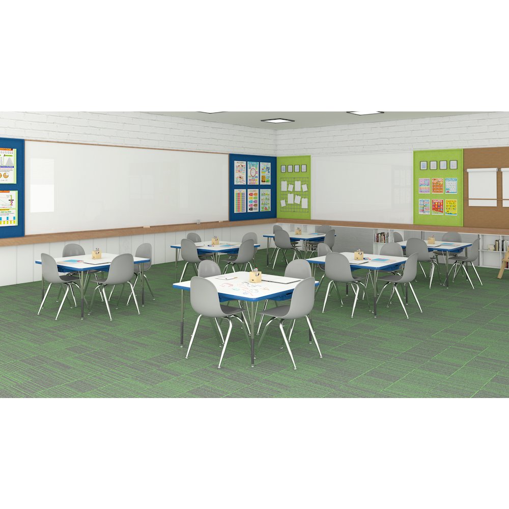 Deluxe High-Pressure Top Activity Tables 48x48"