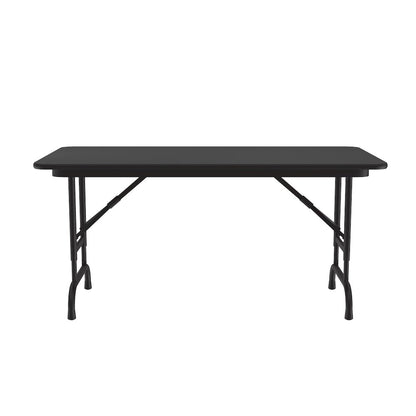 Adjustable Height Thermal Fused Laminate Top Folding Table 24x48"