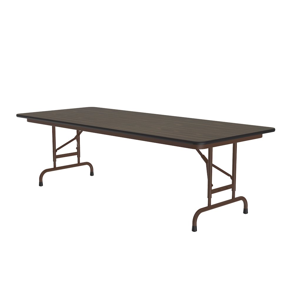 Adjustable Height Thermal Fused Laminate Top Folding Table 30x96"