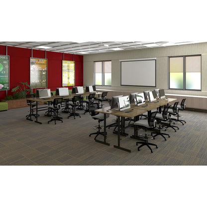 Adjustable Height Deluxe High-Pressure Top Computer/Student Desks
