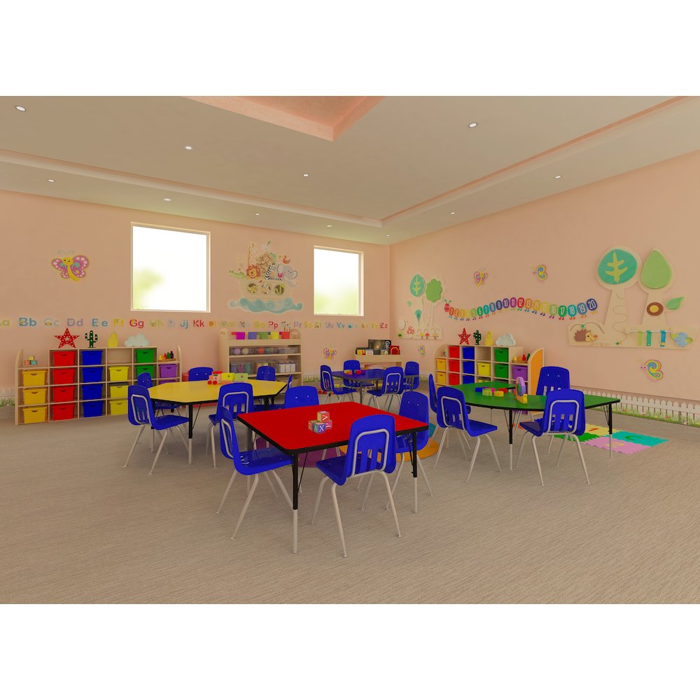 EconoLine Melamine Top Activity Tables 60x60"