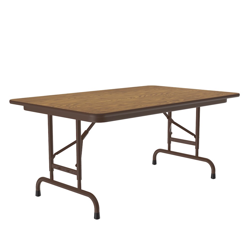 Adjustable Height High Pressure Top Folding Table 30x48"