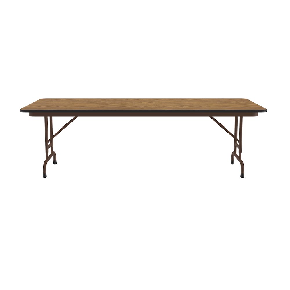 Adjustable Height Thermal Fused Laminate Top Folding Table 36x96"