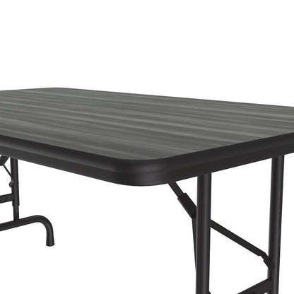 Adjustable Height High Pressure Top Folding Table 30x48"