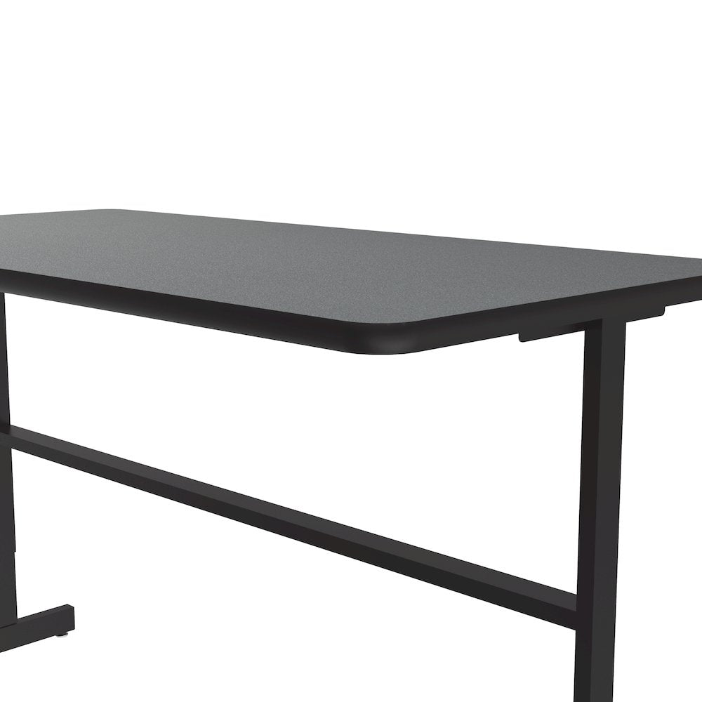 High-Pressure Laminate Top Adjustable Standing  Height Work Station 30x60