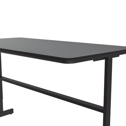 High-Pressure Laminate Top Adjustable Standing  Height Work Station 30x60