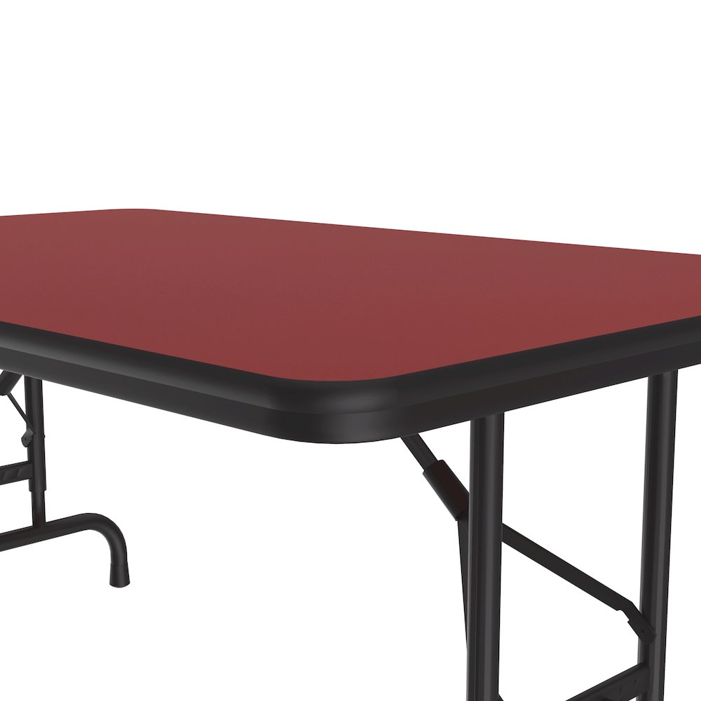 Adjustable Height High Pressure Top Folding Table 30x48"