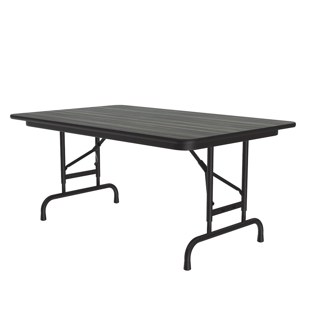 Adjustable Height High Pressure Top Folding Table 30x48"