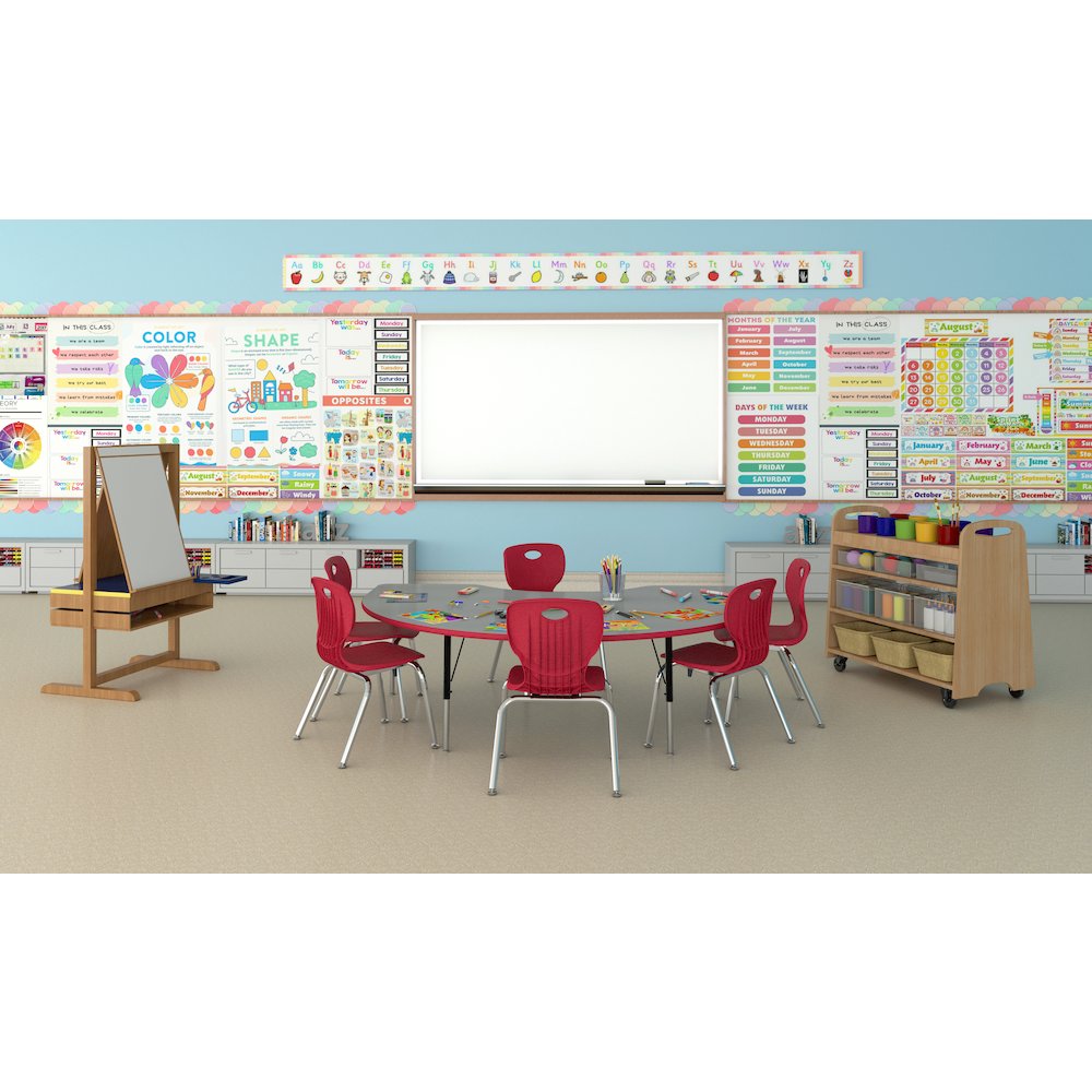 Deluxe High-Pressure Top Activity Tables 48x48"