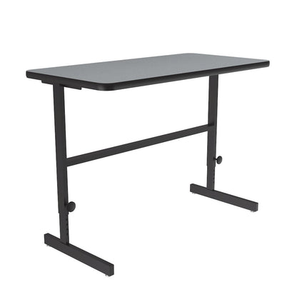 High-Pressure Laminate Top Adjustable Standing  Height Work Station 24x48