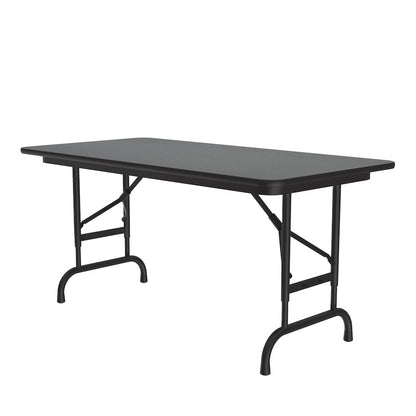 Adjustable Height High Pressure Top Folding Table 24x48"