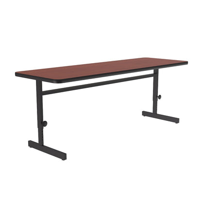 Adjustable Height Deluxe High-Pressure Top Computer/Student Desks  24x60"