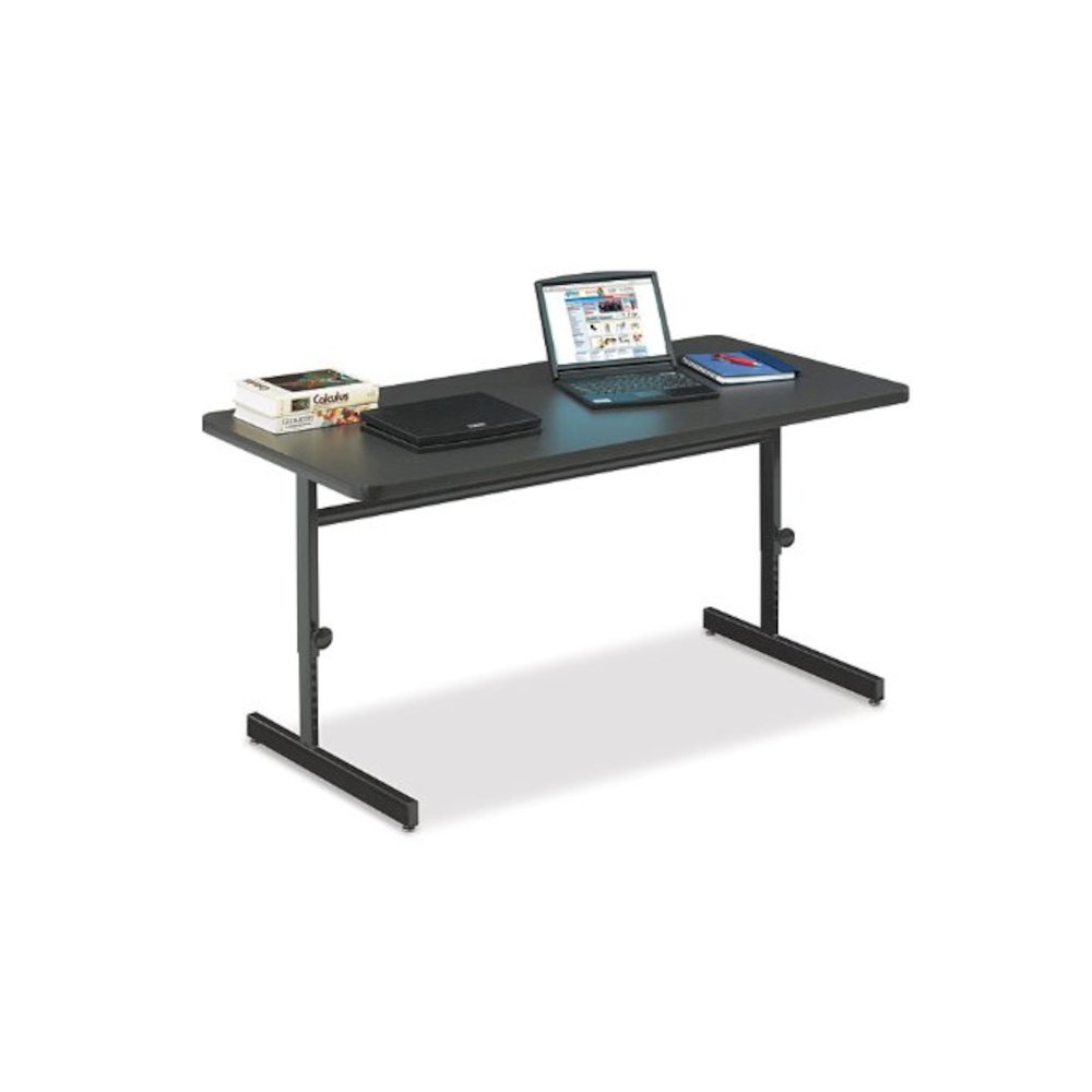 Adjustable Height Deluxe High-Pressure Top Computer/Student Desks  30x60"