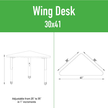 Deluxe High Pressure Collaborative Desk 41x23"