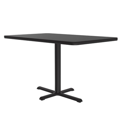 Table Height Thermal Fused Laminate Café and Breakroom Table 30x42"