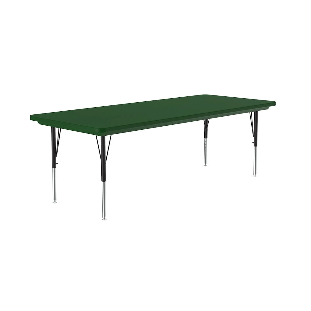 Commercial Blow-Molded Plastic Top Activity Tables 30x72"