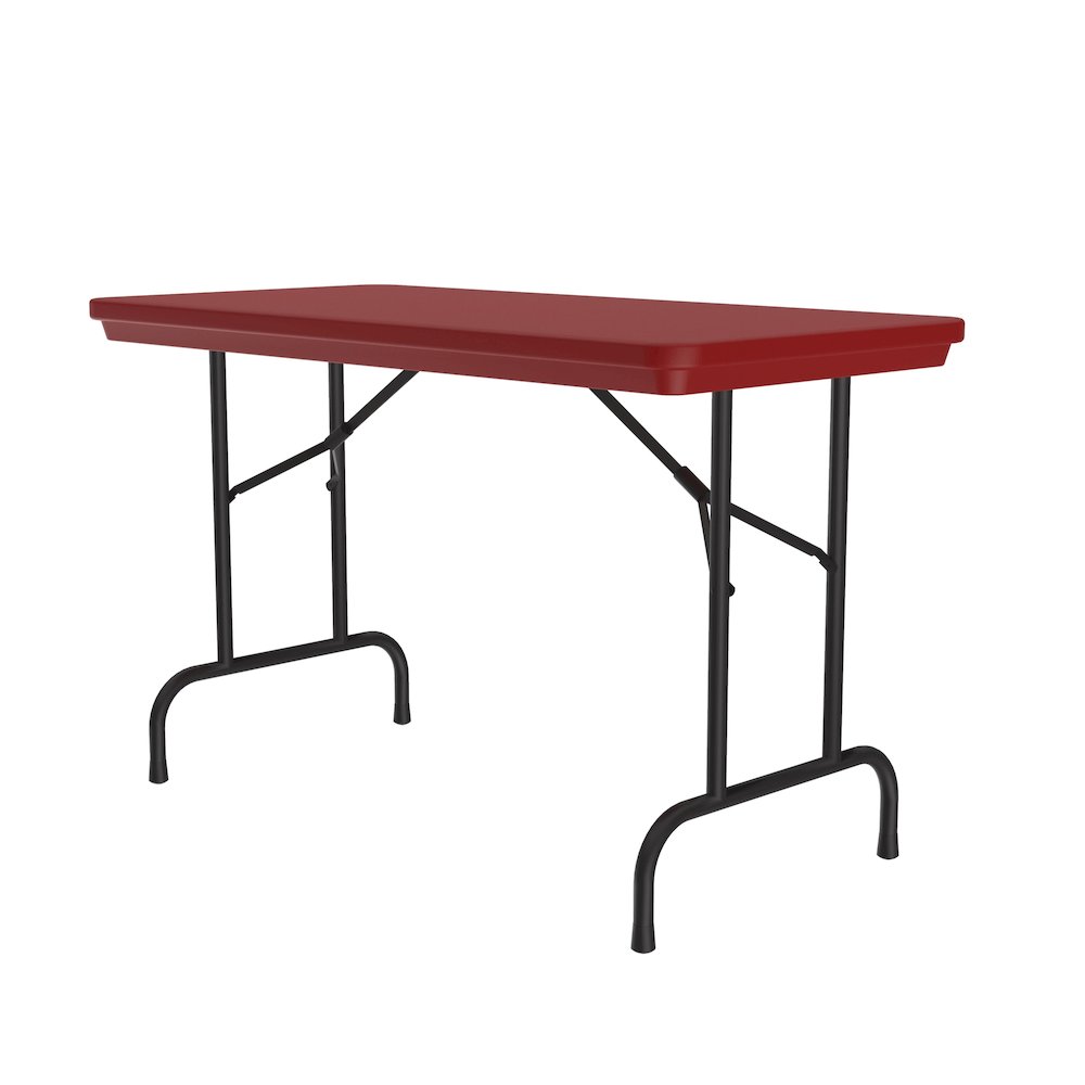 Commercial Blow-Molded Plastic Folding Table 24x48"