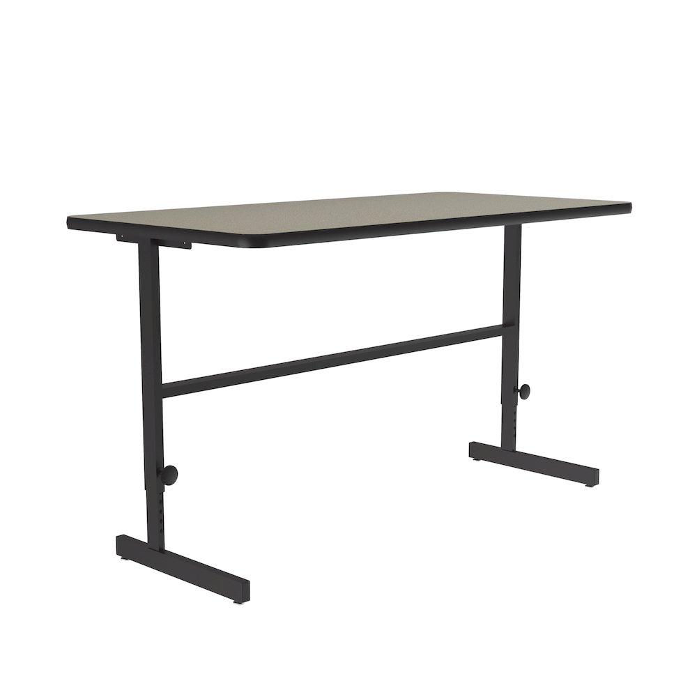 High-Pressure Laminate Top Adjustable Standing  Height Work Station 30x60