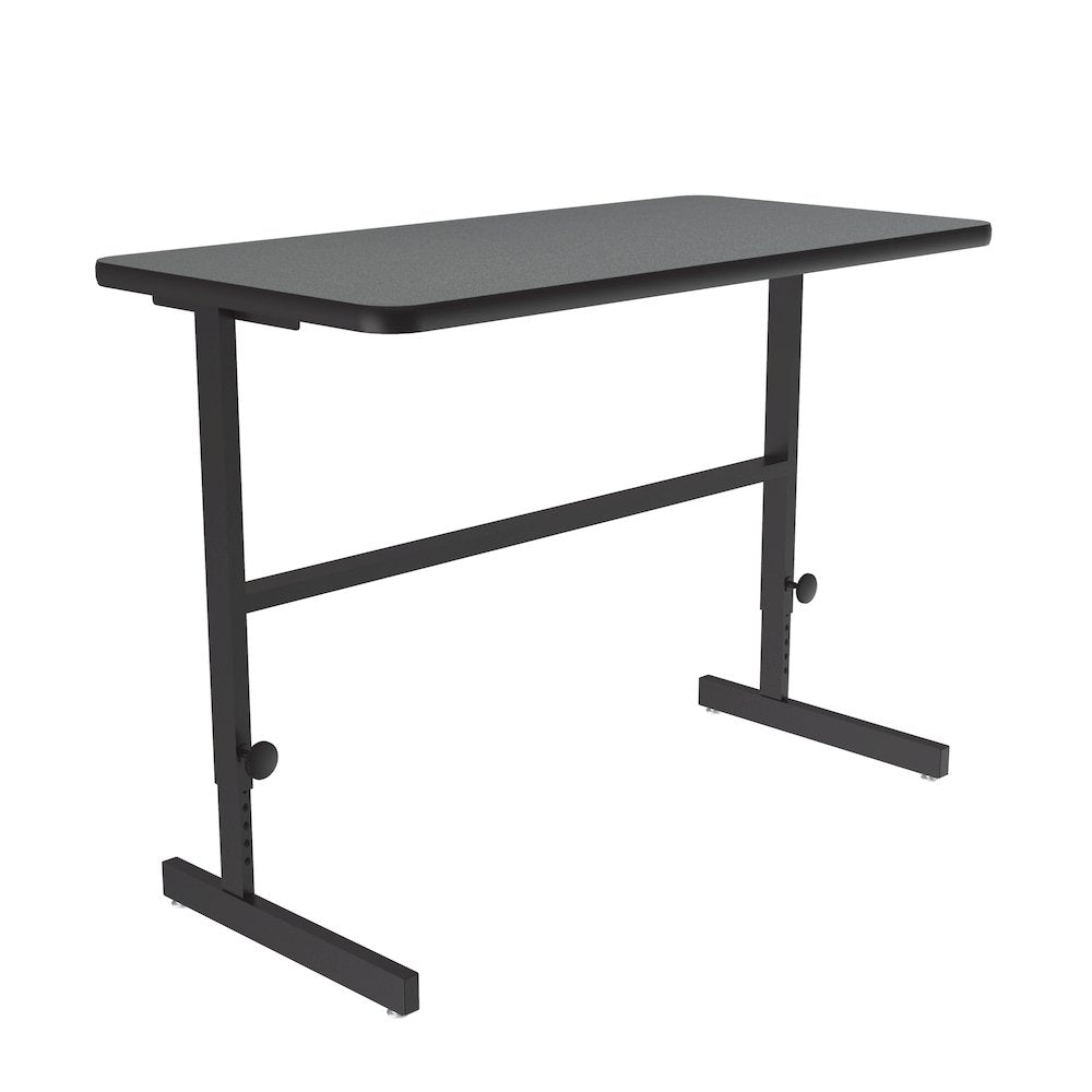 High-Pressure Laminate Top Adjustable Standing  Height Work Station 24x48