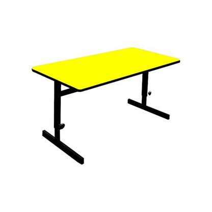 Adjustable Height Deluxe High-Pressure Top Computer/Student Desks  30x72"
