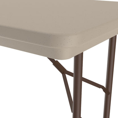 Correctional Tamper-Resistant Blow-Molded Plastic Folding Table 24x48