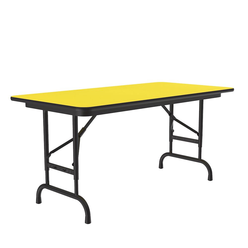 Adjustable Height High Pressure Top Folding Table 24x48"