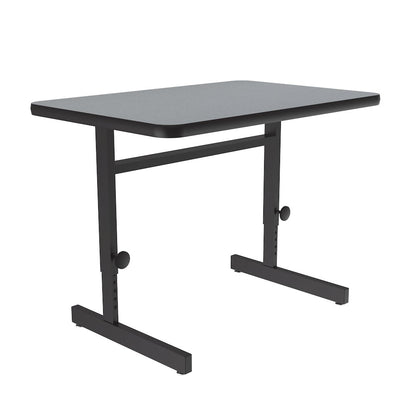 Adjustable Height Deluxe High-Pressure Top Computer/Student Desks  24x48"