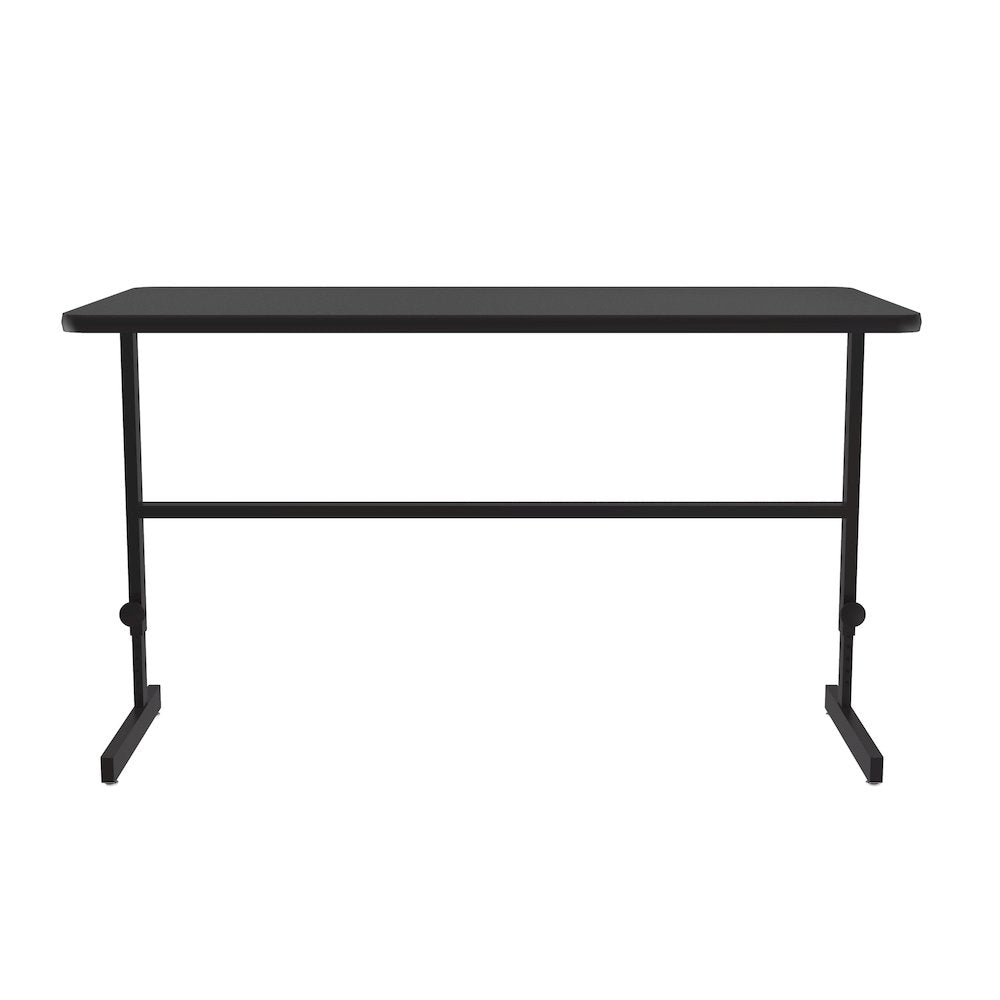 High-Pressure Laminate Top Adjustable Standing  Height Work Station 30x60