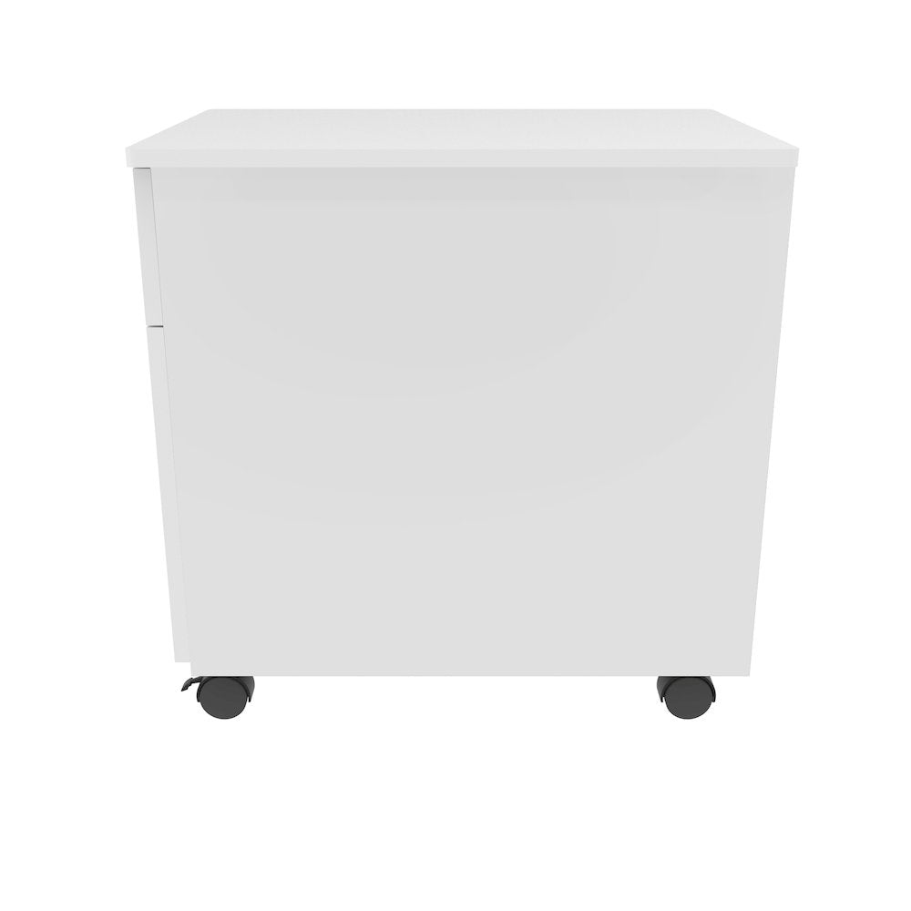 Laminate Moblie Pedestal File, White
