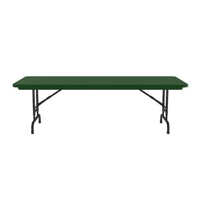 Adjustable Height Commercial Blow-Molded Plastic Folding Table 30x60"