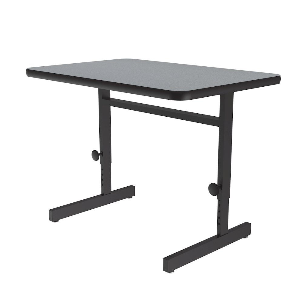 Adjustable Height Commercial Laminate Top Computer/Student Desks 24x36"