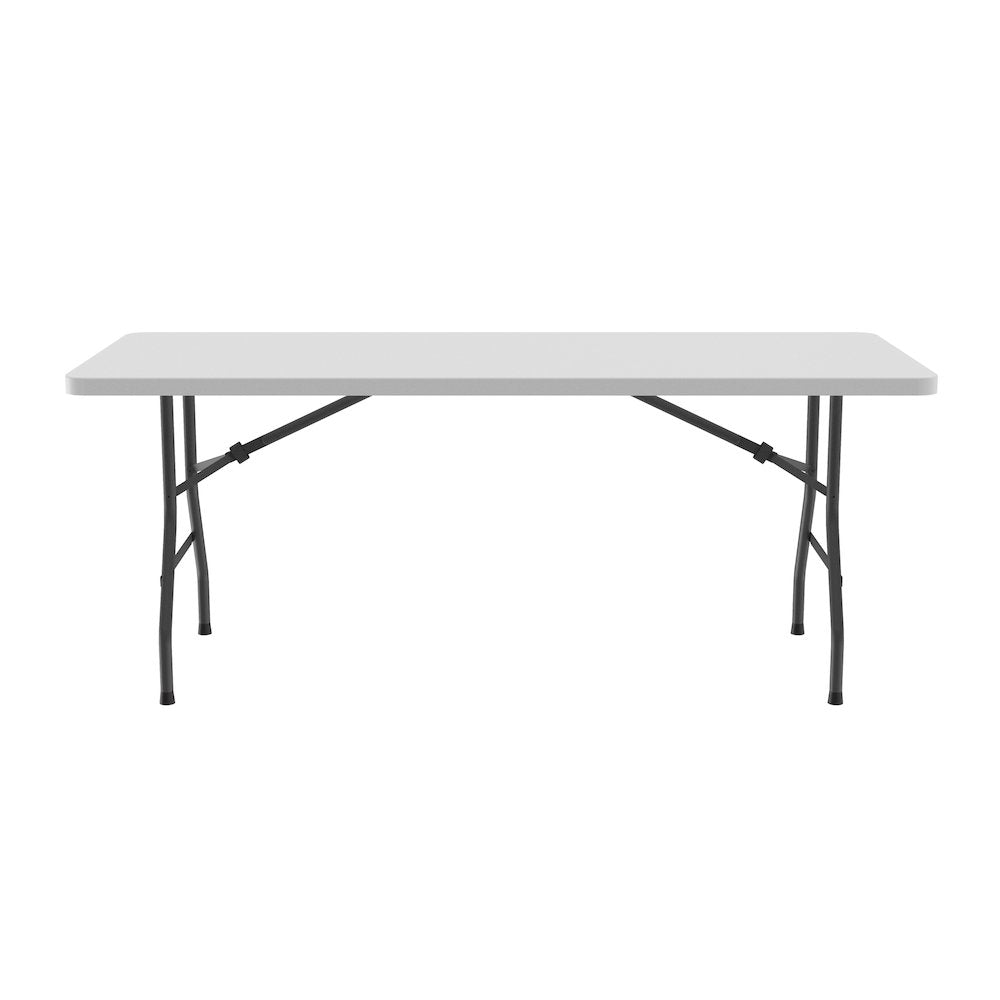 Economy Blow-Molded Plastic Folding Table 30x96"