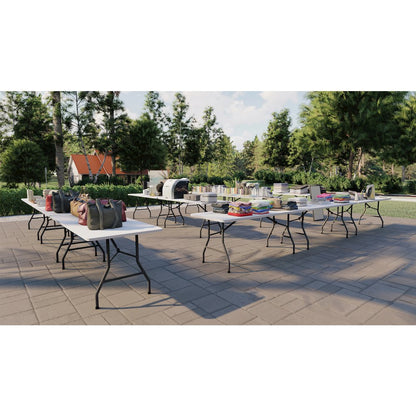 Economy Blow-Molded Plastic Folding Table 60x60"