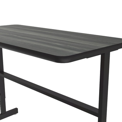 High-Pressure Laminate Top Adjustable Standing  Height Work Station 24x48