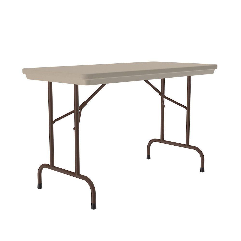 Correctional Tamper-Resistant Blow-Molded Plastic Folding Table 24x48