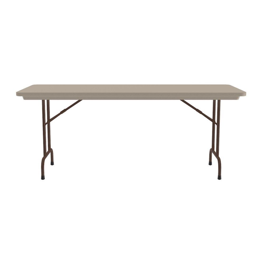 Correctional Tamper-Resistant Blow-Molded Plastic Folding Table 30x96