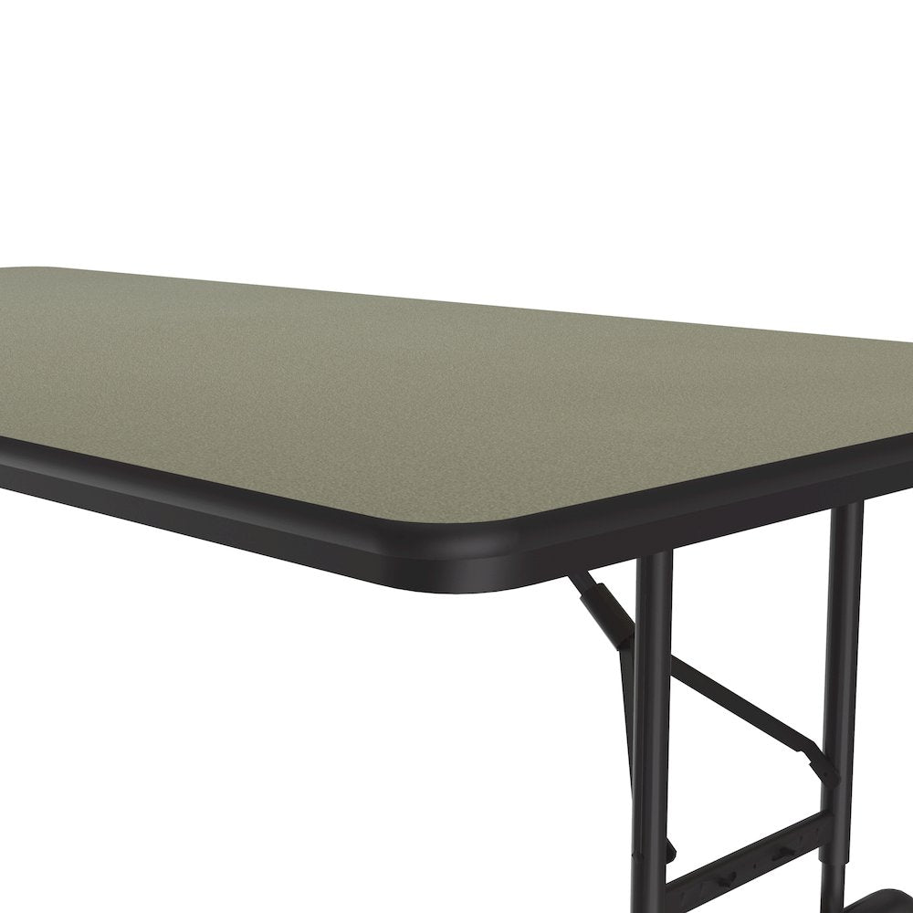 Adjustable Height High Pressure Top Folding Table 36x72"
