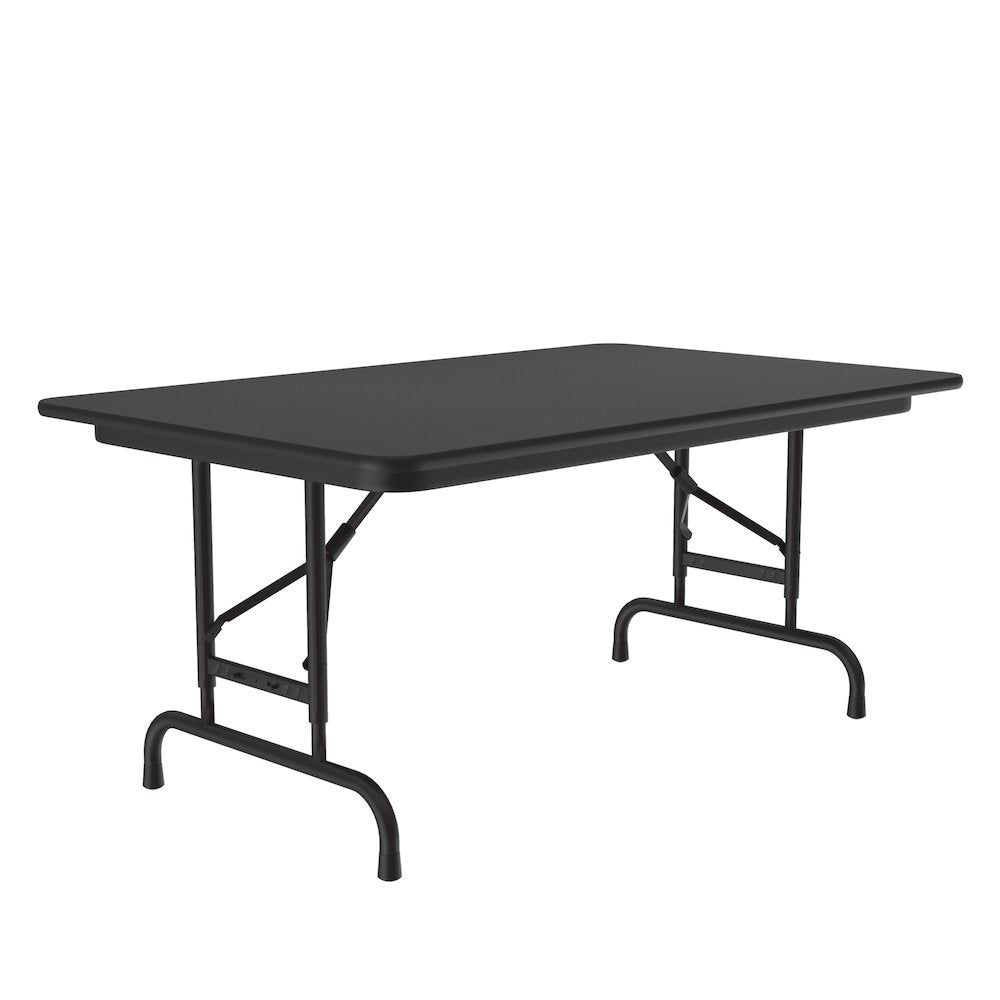 Adjustable Height High Pressure Top Folding Table 30x48"