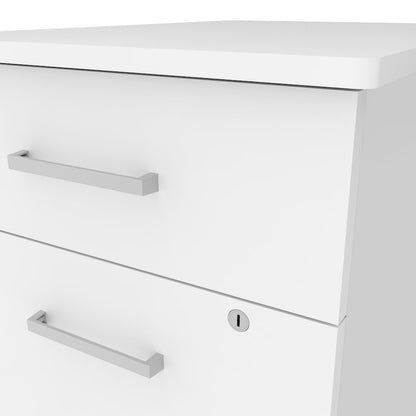Laminate Moblie Pedestal File, White