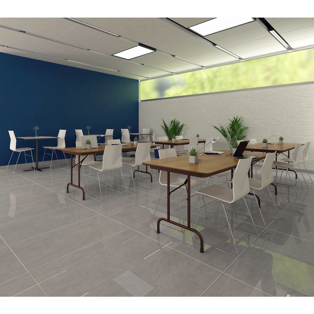 Deluxe High Pressure Top Folding Table 30x96"