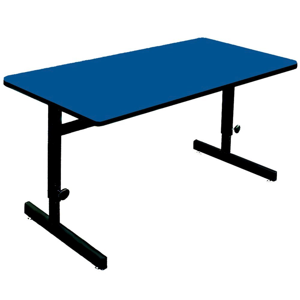Adjustable Height Deluxe High-Pressure Top Computer/Student Desks  24x36"