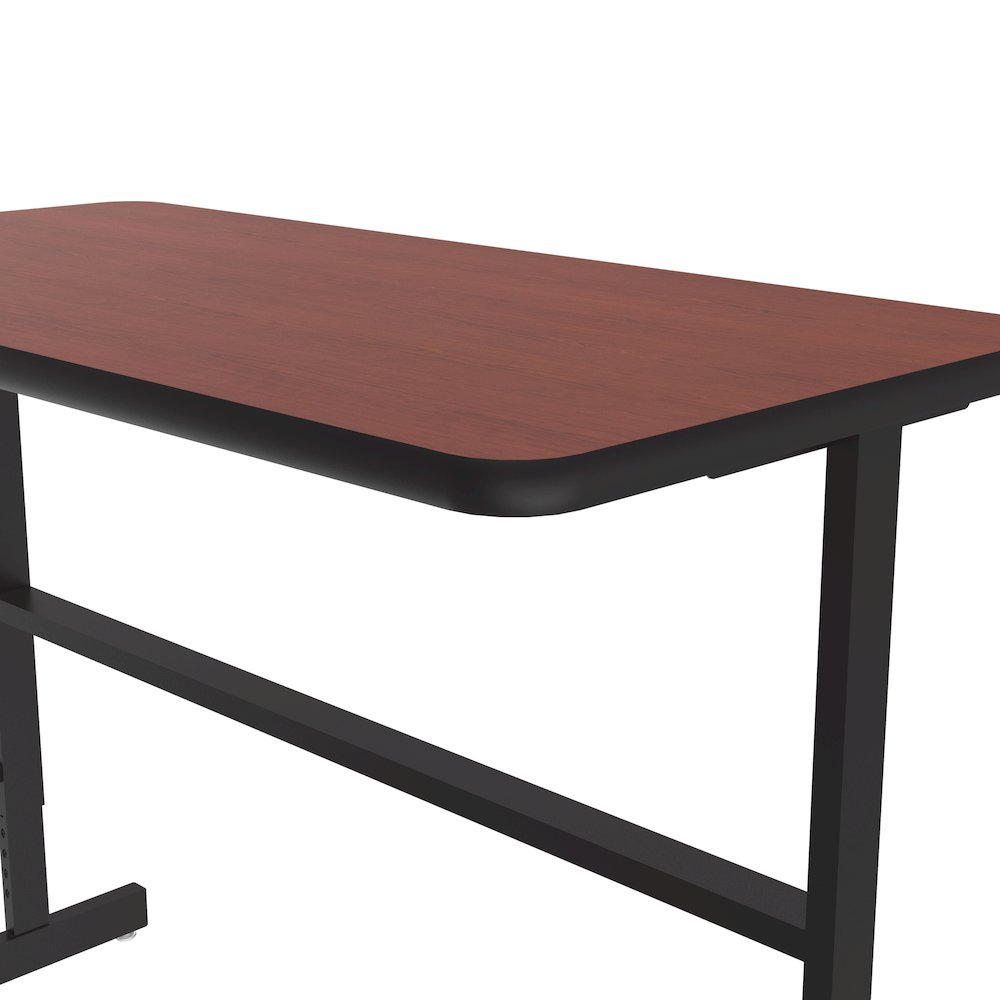 High-Pressure Laminate Top Adjustable Standing  Height Work Station 24x48