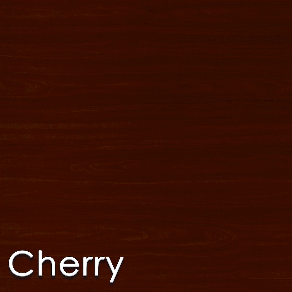 Curve Reception Desk Solid, Cherry