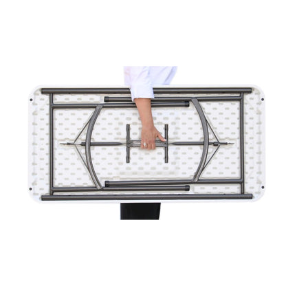 Economy Blow-Molded Plastic Folding Table 30x60"